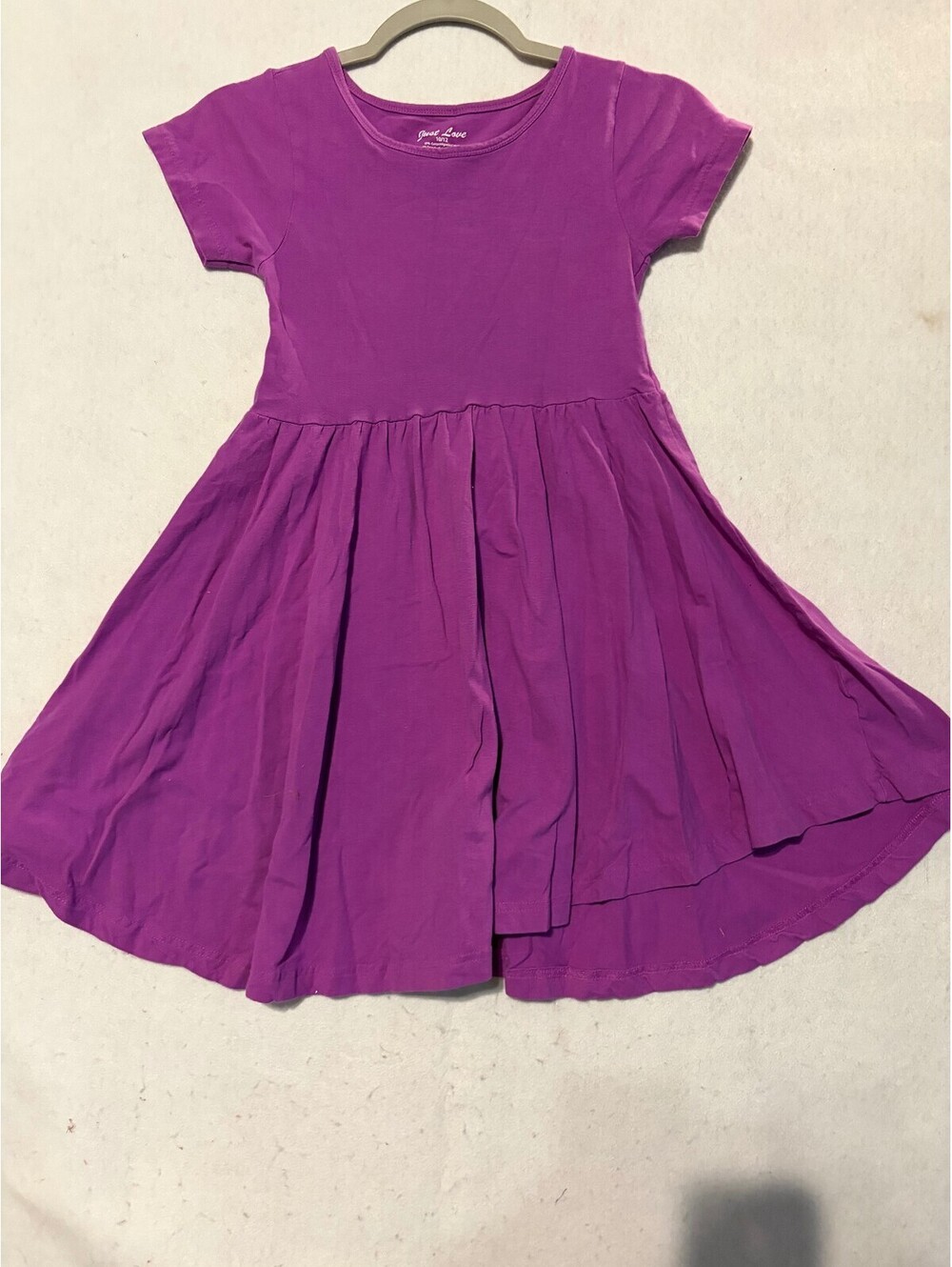 Just Love Girls' Fit and Flare Purple Dress Size 10-12
